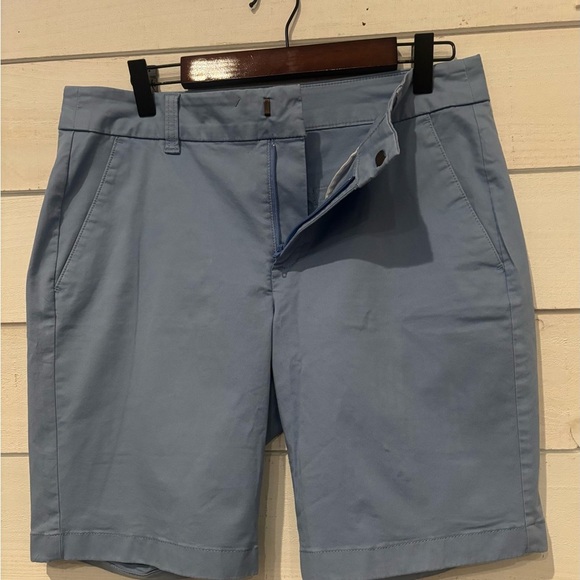 J. Crew Blue Shorts Tailored Cotton Blend - Picture 3 of 8